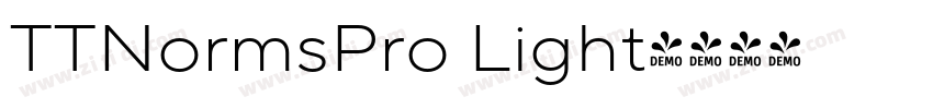 TTNormsPro Light字体转换